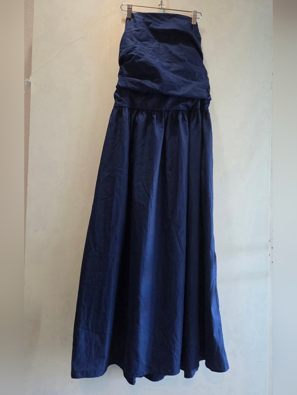 Band Of The Free Strapless Navy XL NWT Midi Dress - Picture 2 of 15